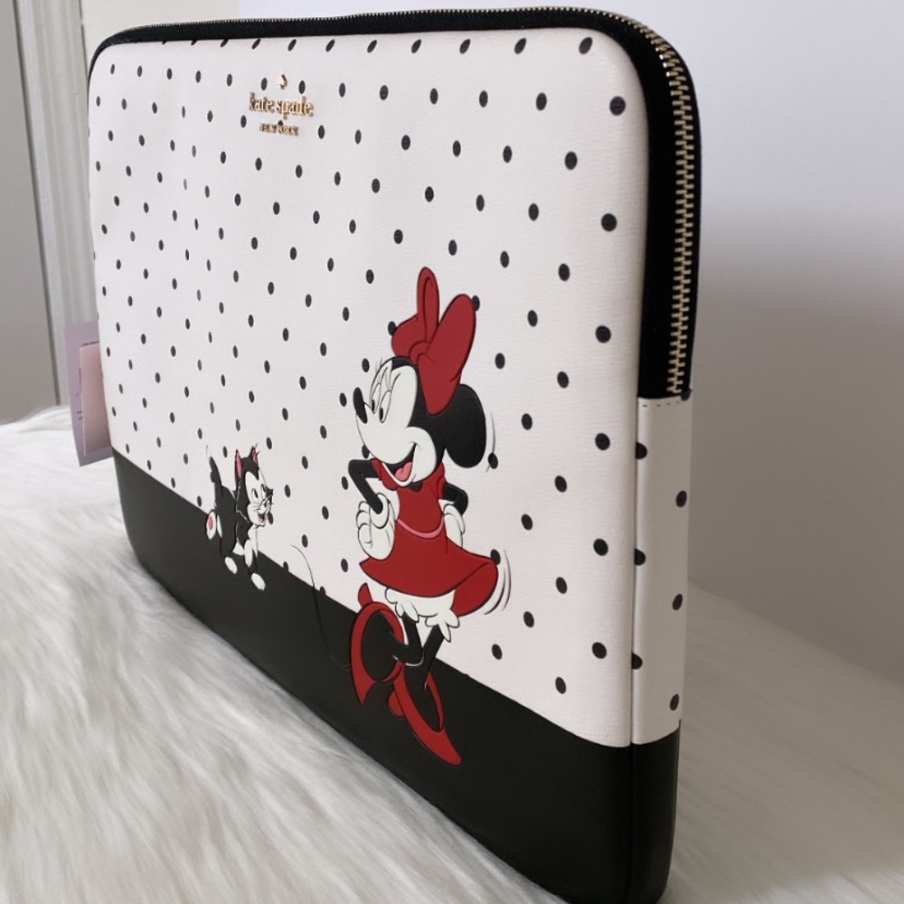 NWT💃Kate Spade Disney X kate spade minnie mouse universal laptop sleeve - Picture 4 of 10
